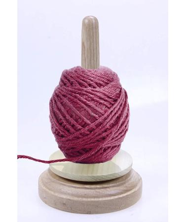 Wood Yarn Holder with Twirling Mechanism - Keep Yarn Tangle-Free - Buy Online on GoSupps.com