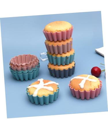 36 Pcs Silicone Muffin Cup Cupcake Reusable Baking Cups Silicone Molds Parchment Cup Muffin Baking Cups Non- Stick Muffin Pan Cake Molds Soap Mold Biscuit Small Tools Silica Gel 7.5X6.3CMx3pcs - Buy Online on GoSupps.com