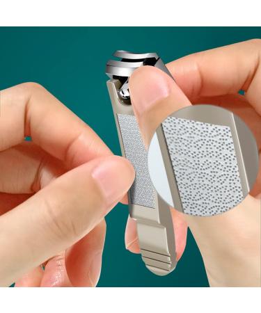 Jeopoom Gold Stainless Steel Nail Clipper - High-Quality Curved Nail Cutter for Safe Grooming of Fingernails & Toenails - Buy Online on GoSupps.com