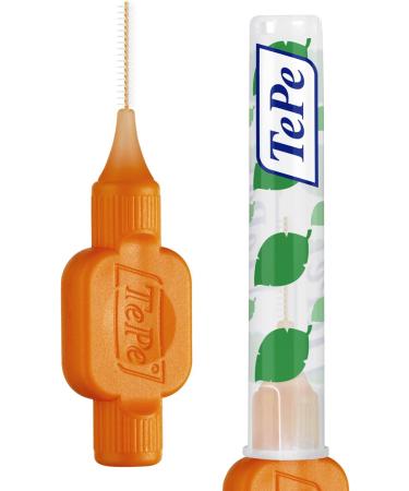 TePe Interdental Brushes Original Orange 0.45 mm - 8 Pack | Best for Oral Hygiene | International Shipping Available - Buy Online on GoSupps.com