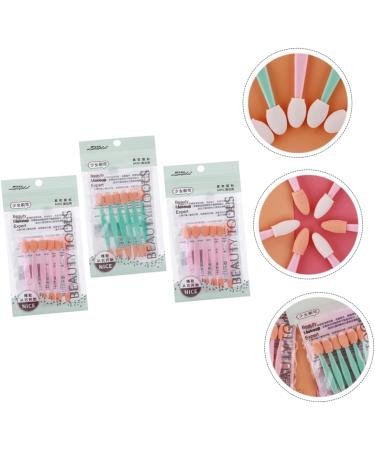 Beavorty 2 Sets Eye shadow brush women s suits beauty sponge cosmetology kit eyebrow brush double shadow 7.4X1cmx2pcs As Shownx2pcs - Buy Online on GoSupps.com