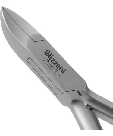 Blizzard Podiatrist Ingrown Nail Clippers for Men - German Forged 5 Professional Nail Cutter Set - Hospital Grade Concave Head Nipper for Ingrown Toenails - Podiatry Nail Kit 13cm - Buy Online on GoSupps.com