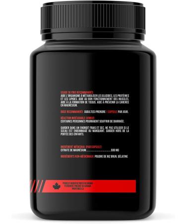 ProteinCo | Pure Magnesium Citrate | 500 mg | Muscle Recovery Relieves Muscle Cramps | Men & Women | 120 capsules - Buy Online on GoSupps.com