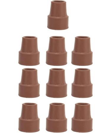 Walking Cane Tip Kit Crutch Tip Standard SlipProof Design 10-Piece Deep Groove for Repair - Buy Online on GoSupps.com