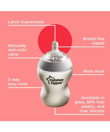 Tommee Tippee Closer to Nature  Newborn Baby Bottle Starter Set   Pink  Girl Pink 7 Piece Set Newborn Starter Set - Buy Online on GoSupps.com