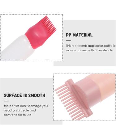 minkissy 2pcs Hair Oil Applicator Scalp Oil Applicator Root Comb Applicator Bottle for Hair Oil Hair Oiling Applicator Hair Oil Comb Pink Outfit Hair Scalp Massager Brush Hair Care Tool - Buy Online on GoSupps.com