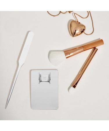 Buy Minkissy Makeup Mixing Palette Set - Stainless Steel Foundation Tray & Cosmetic Spatula | Perfect for Professional & DIY Makeup - Buy Online on GoSupps.com