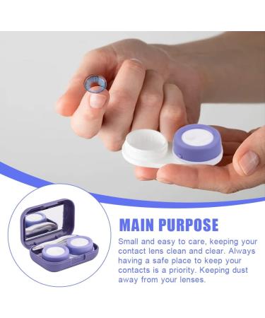 Shop HOMFANSEC Multicolored 3-Part Contact Lens Case + Solution Bottle | Ocean Tides Design - Perfect Storage Set for All Your Contact Lens Needs! - Buy Online on GoSupps.com