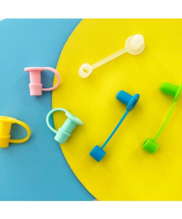 Dishwasher Safe Straw Cover Silicone Lid Sure Here's A Product Title for Listing 6pcs Cap Reusable Accessories Food-grade Easy to Clean Topper Cup Mix Color - Buy Online on GoSupps.com