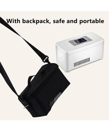 ZZBB 2-8 Mini Medicine Refrigerator Insulin Refrigerated Box for Travel LCD Display Portable Insulin Cooler for Car Thermostat Drug Reefer - Buy Online on GoSupps.com