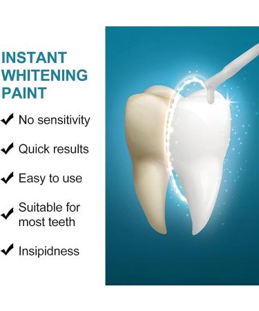 BODYA 5ml Teeth Whitening Gel Extra Strong White Tooth Whitener Tooth Paint for Adults - Buy Online on GoSupps.com