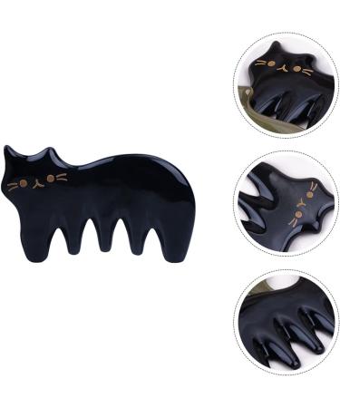 Board Comb Scraping Tool Guasha Jade Body Stone Horn Scalp Accessory Ox Beauty Sha Gua Skin Scraperwidehair 1Pcs Black - Buy Online on GoSupps.com