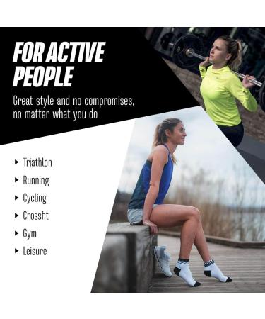 Incylene Breathable Short Padded Running Socks for Men & Women | Anti-Bubble Light Compression Low Cut Sports Socks (Sizes 35-46/43-46) - International Shipping - Buy Online on GoSupps.com