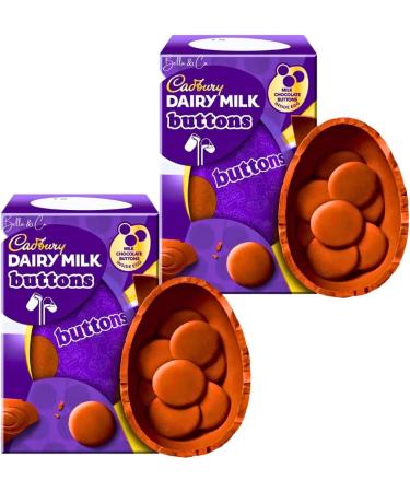 2x Dairy Milk Buttons Chocolate Easter Eggs | Easter Eggs For Kids | Perfect for Easter Gift | Perfect for Egg Hunt | Chocolate Gifts | Chocolate Easter Egg 2024 | Easter Party | 98g - Buy Online on GoSupps.com