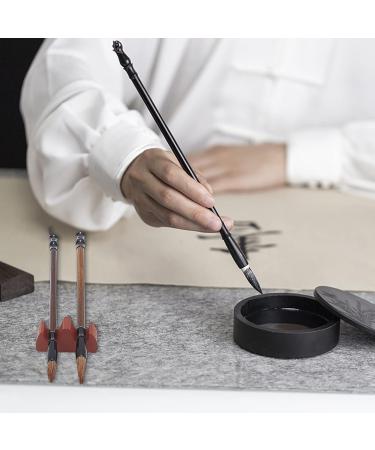 PH PandaHall 8pcs Fire Shaped Painting Brush Rest Stand & Holder - Calligraphy Practice Tool - Buy Online on GoSupps.com