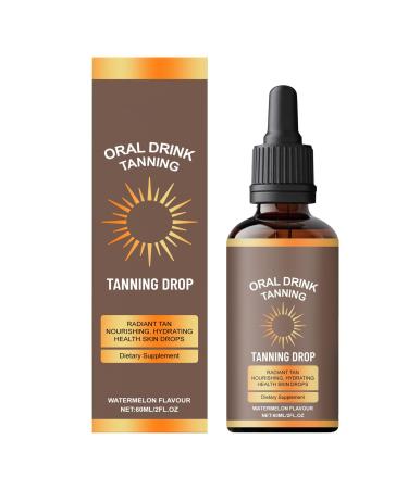 Sunless Tanning Drops Tan Enhancer Hydrating Supplement Friendly Blend Natural Color Support Excellent for Beauty Regimens Travel Use Sunless Tanning Lifestyle