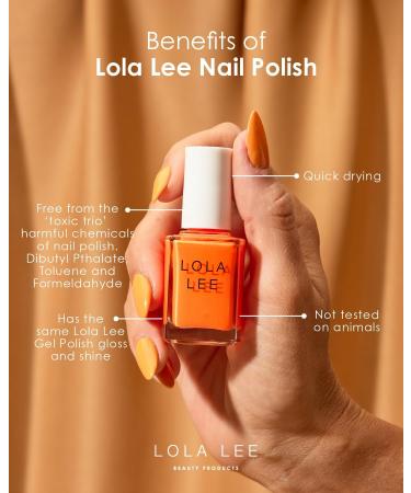 Lola Lee | Nail Polish | The Crazy Train | NP030 | 15ml | Quick Drying | Non Toxic | Gloss & Shine | 100% Vegan | Cruelty Free | Long Lasting - Buy Online on GoSupps.com