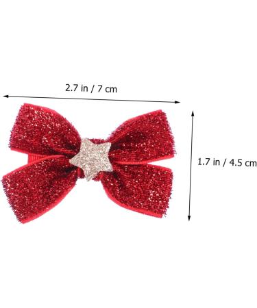 minkissy 4 Pairs Bow Tie Bowknot Hair Ropes Hair Accessories for Kids Ponytail Hair Clip Baby Bows Alligator Hair Clips for Bows Christmas Ponytail Holder Christmas Bowknot Hair Tie Girl - Buy Online on GoSupps.com