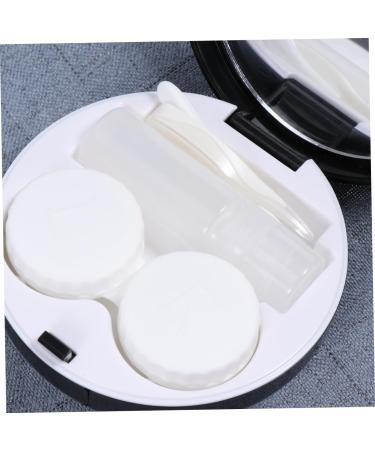 Buy Healeved 2 STK Contact Lens Container - Stylish Marble Mirror Case for Invisible Colored Lenses | International Shipping Available - Buy Online on GoSupps.com