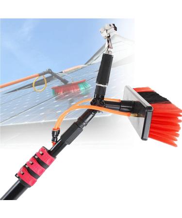 Window Washing Kit with Extension Pole 3.6-11M Multi-Purpose Photovoltaic Panel Cleaning Tool Water Spray Brush for Solar Photovoltaic Panel is Windows Washing 18FT/5.4M