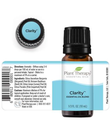 Buy Plant Therapy Clarity Essential Oil Blend 10 mL - 100% Pure & Therapeutic Grade for International Shipping - Buy Online on GoSupps.com