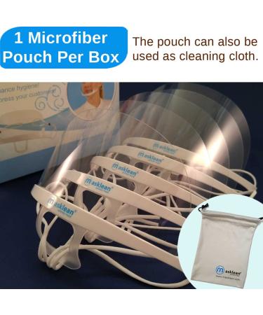 Buy 4 Boxes of Clear Transparent Sanitary Masks (20 Masks) - Anti-Fog Face Shields for Permanent Makeup & Catering - Reusable Spit Guards | International Shipping Available - Buy Online on GoSupps.com