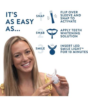 LOVE YOUR TEETH Whitening Kit - LED Blue Light System for Stained Teeth - Home Teeth Whitener - Clinically Tested for 7 Shades Whiter Teeth in 7 Days - Buy Online on GoSupps.com