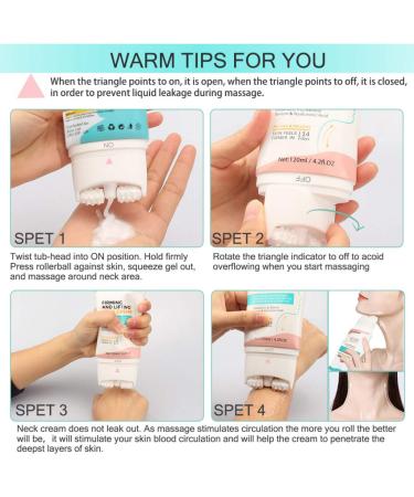 Symmea's Neck Scooter - 2-in-1 Anti-Aging Firming Cream & Massage for Neck Tightening Wrinkle Reduction & Moisturization - Buy Online on GoSupps.com