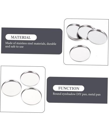 Didiseaon 20pcs Round Eye Shadow Organizer Rack - Beige Makeup Tray for Lipsticks & Highlighters | Stainless Steel Magnetic Pans for Easy Makeup Storage - International Shipping Available - Buy Online on GoSupps.com