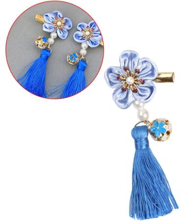 FRCOLOR 2 Pairs Chinese New Year Hair Clips Kids Barrettes for Hair Japanese-style Hairpin Kids Hairpin for New Year Girls Barrettes for Hair Tassel Hairpin Child Accessories Hanfu - Buy Online on GoSupps.com