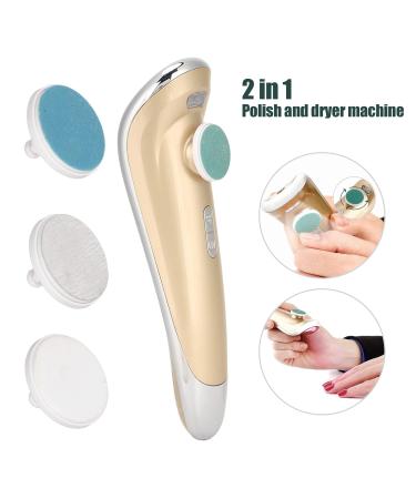2 in 1 Portable Electric Nail Drill - Grinding Head for Gel Nail Art UV Light Manicure & Pedicure | International Shipping - Buy Online on GoSupps.com