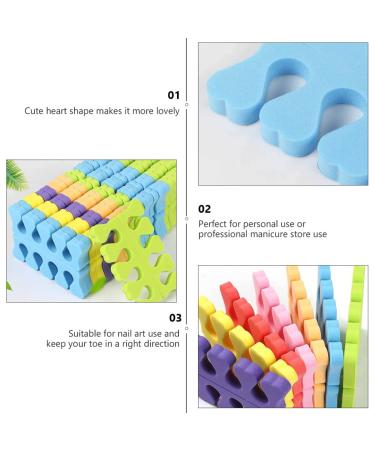 100 Pairs FOMIYES Soft Silicone Toe Separators & Foam Stretchers for Toe Spacing - Buy Online on GoSupps.com