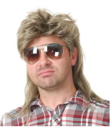 yuwqqoajv Mens Punk Wig Realistic Appearance Durable Construction Halloween Costume Fiber For Male Wig Cover Party Wig Vintage Black - Buy Online on GoSupps.com