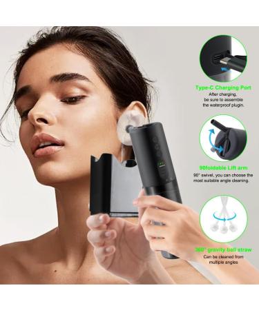 Buy Electric Ear Wax Removal Kit - LED Display 4 Pressure Settings Waterproof Ear Cleaner for Safe Ear Irrigation - Fast International Shipping - Buy Online on GoSupps.com