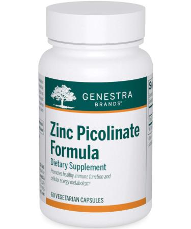 Genestra Brands Zinc Picolinate Formula | Supports Immunity Skin and Connective Tissue Formation | 60 Capsules