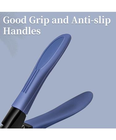 ANGNYA Nail Clippers for Thick Nails Ultra Wide Jaw Opening Toenail Clippers Nail Cutter with Long Handle Heavy Duty Fingernail Clipper Blue - Buy Online on GoSupps.com