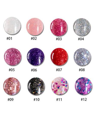 Herbest Poly Extension Gel Nails - Glitter Fast Structure Gel for DIY Nail Art | UV LED Quick Build Gel for Technicians - Buy Online on GoSupps.com