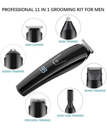 Buy Waterproof 6 in 1 Hair Clipper & Beard Trimmer Kit for Men - Cordless USB Rechargeable Grooming Essentials - Buy Online on GoSupps.com