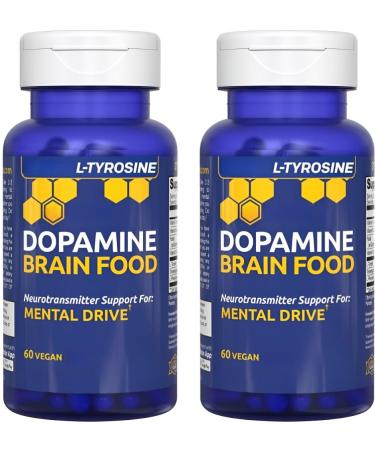 Dopamine Brain Nutrient Support for concentration and mental motivation mental energy and support of neurotransmitters with B vitamins 2