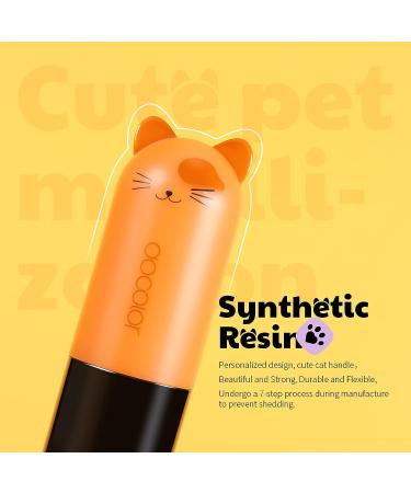 Docolor Blush Powder Brush Premium Synthetic Hairs Makeup Brushes Face Kabuki Foundation Coverage Mineral Bronzer Buffing Tapered Brush  Orange CAT Blush Brush C01 - Buy Online on GoSupps.com