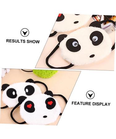 Mobestech 2pcs Warm Panda Sleep Mask for Kids | Soft Cotton Eye Mask | Child-Friendly Barak Face Design - Perfect for Travel & Relaxation - Buy Online on GoSupps.com