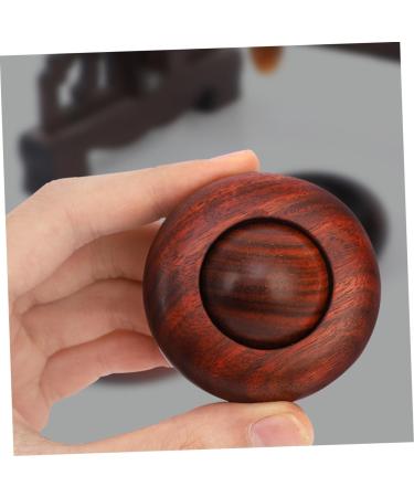 Gogogmy Wooden Hand Rings Massage Balls - Thai Massage Device for Back & Fitness | Gentle Rolling UFO Mahogany Massage Tool - Buy Online on GoSupps.com