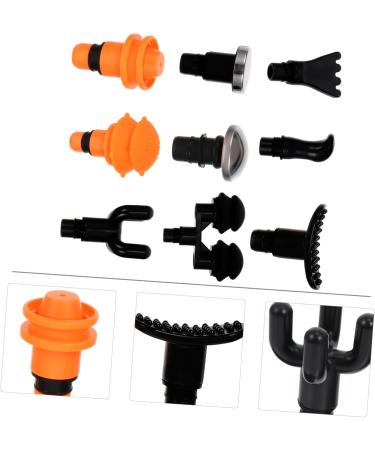 Minkissy 9-Piece Massage Head Set with Fascia Accessories | Replacement Heads for Massage Devices | Enhance Your Fitness & Massage Experience - Buy Online on GoSupps.com