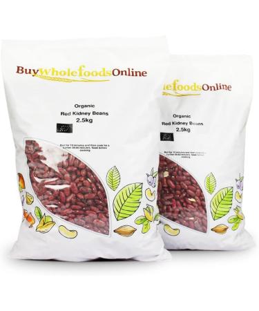 Organic Red Kidney Beans 5kg (BWFO) - Buy Online on GoSupps.com