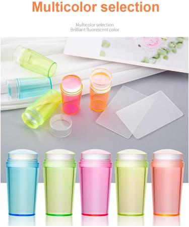 Nail Art Silicone Stamper & Scraper Kit - Elastic Nail Tool & Template for Perfect Manicure | International Shipping Available - Buy Online on GoSupps.com