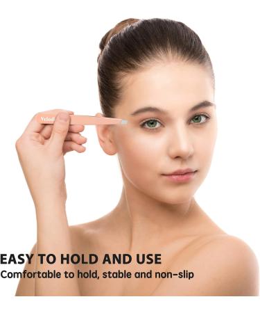 Velodios Professional Precision Tweezers Set for Men and Women - Pointed and Slant Tweezers for Eyebrows, Facial Hair, Ingrown Hair Removal - Stainless Steel Multi-color Tweezer Kit - Buy Online on GoSupps.com