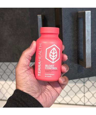 Terra Health Essentials Bloat Control | Fast-Acting No Bloat Relief w/Digestive Enzymes Probiotic Strains for Targeted Anti Bloat Support - Lactase Lipase Protease & Amylase for Digestive Health - Buy Online on GoSupps.com