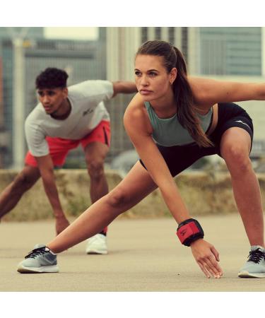 Reebok Premium Ankle/Wrist Weights 1 KG - Adjustable Fitness Gear for Enhanced Workouts | International Shipping Available - Buy Online on GoSupps.com