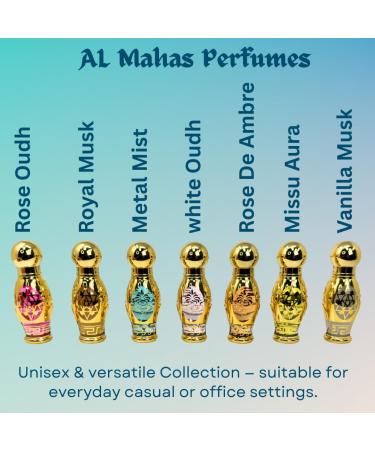 AL MAHAS Imperial Noir 15 ML Roll-On Perfume Oil for Men Perfumes | Woody Floral Musk Fragrance with Lavender Iris Vetiver & Cedar | Alcohol-Free - Buy Online on GoSupps.com