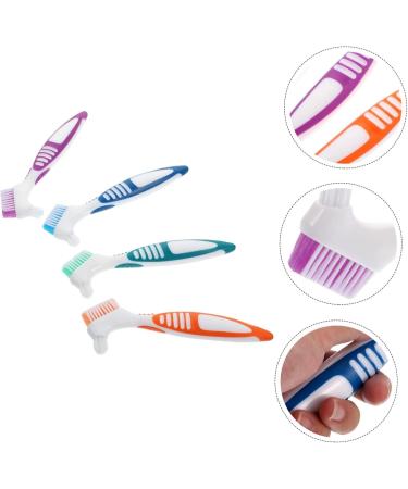 Iwowhero 4-Piece Children's Toothbrush Set | Denture Cleaning Brush for Prothesis Care | Adult & Kids Cleaning Tools - Buy Online on GoSupps.com